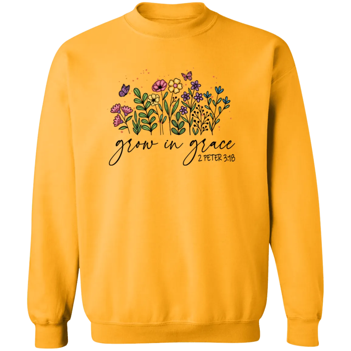 Grow in Grace Crewneck Pullover Sweatshirt