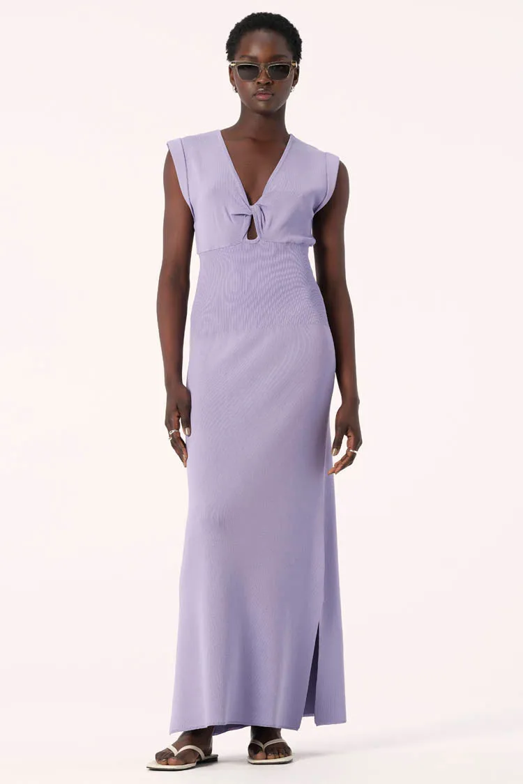 Heather Reversible Knit Dress in Lilac | FINAL SALE