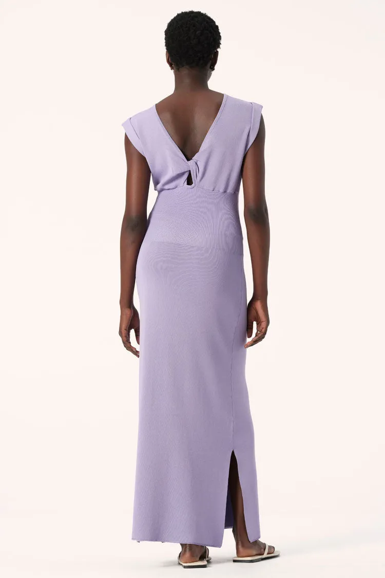 Heather Reversible Knit Dress in Lilac | FINAL SALE