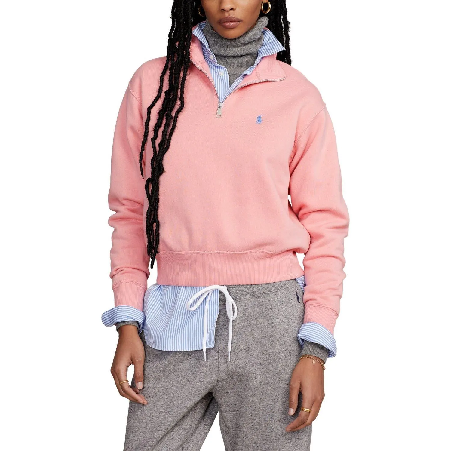 HLF ZIP LONG SLEEVE SWEATSHIRT