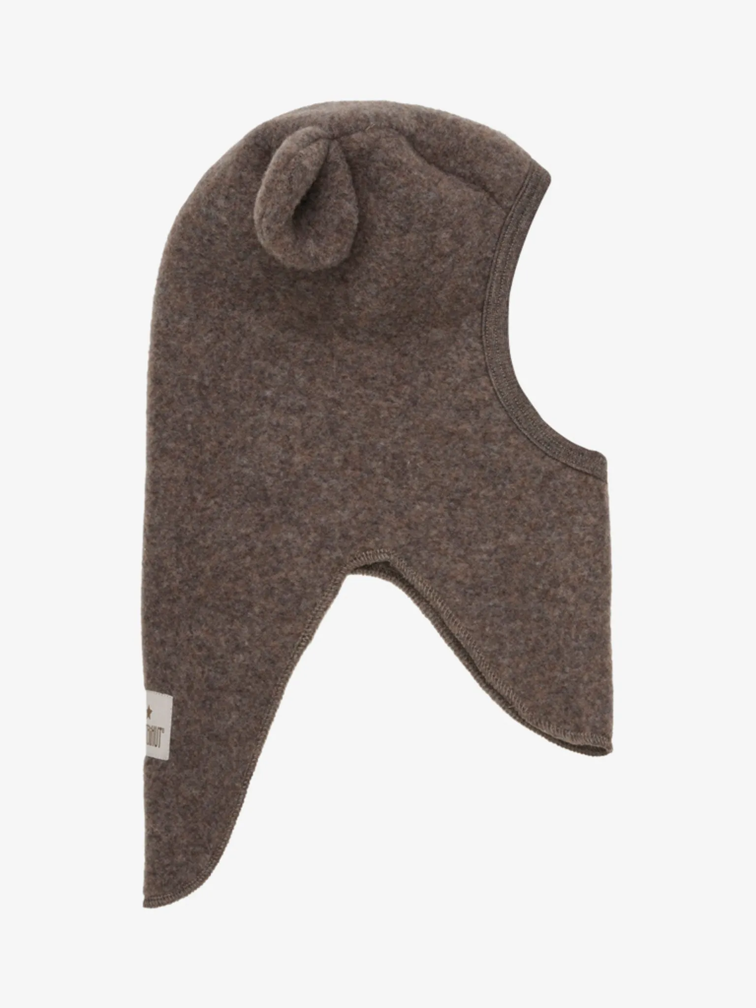 HUTTELiHUT Balaclava Ears Wool Fleece - Brown Melange