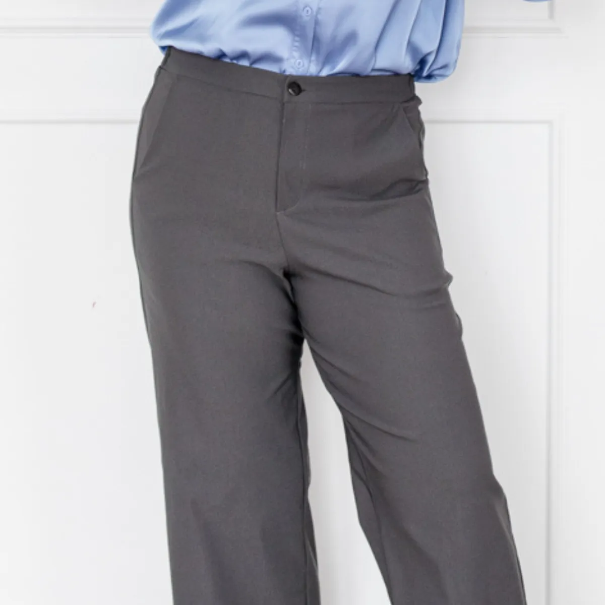 Jacinta stretch pant - grey