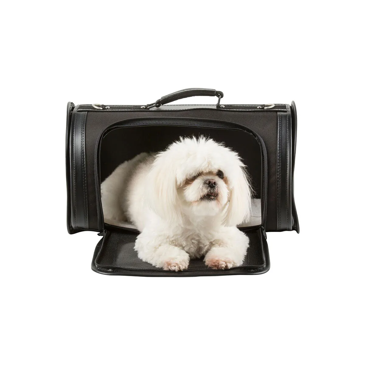 Kelle Designer Duffle Pet Carrrier - Navy