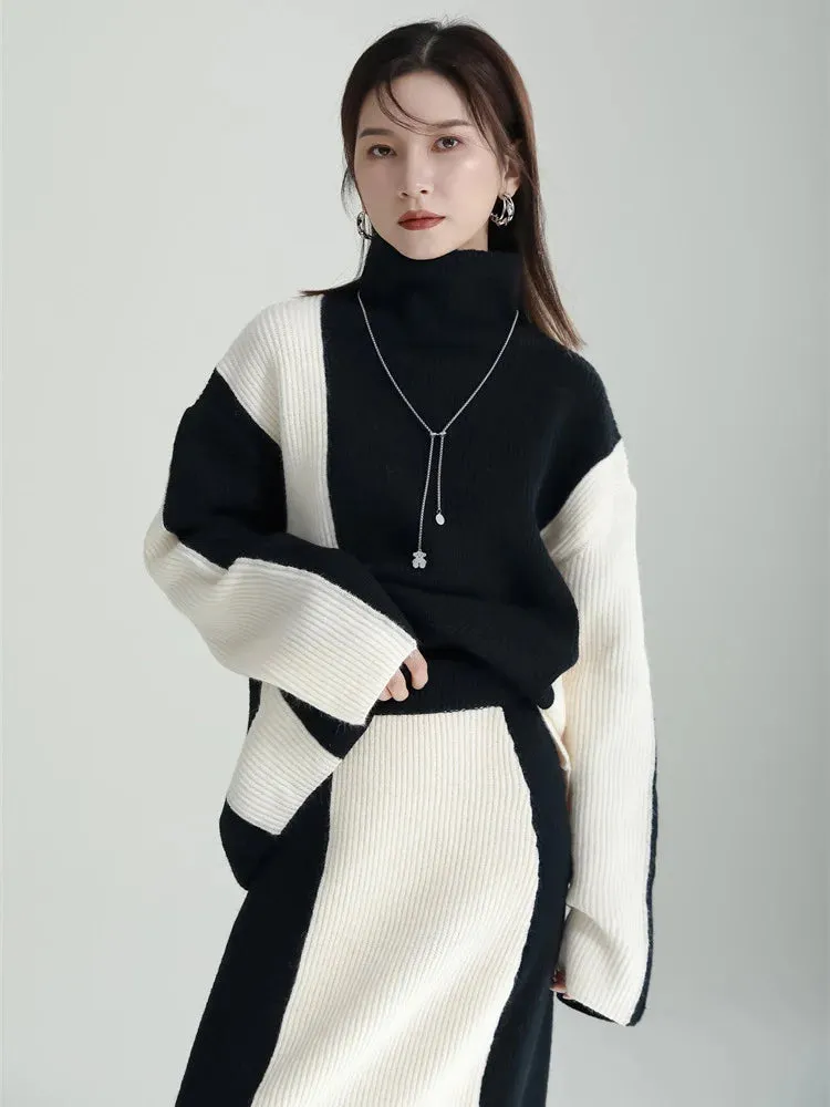 Kmessta Sweater Skirt Set