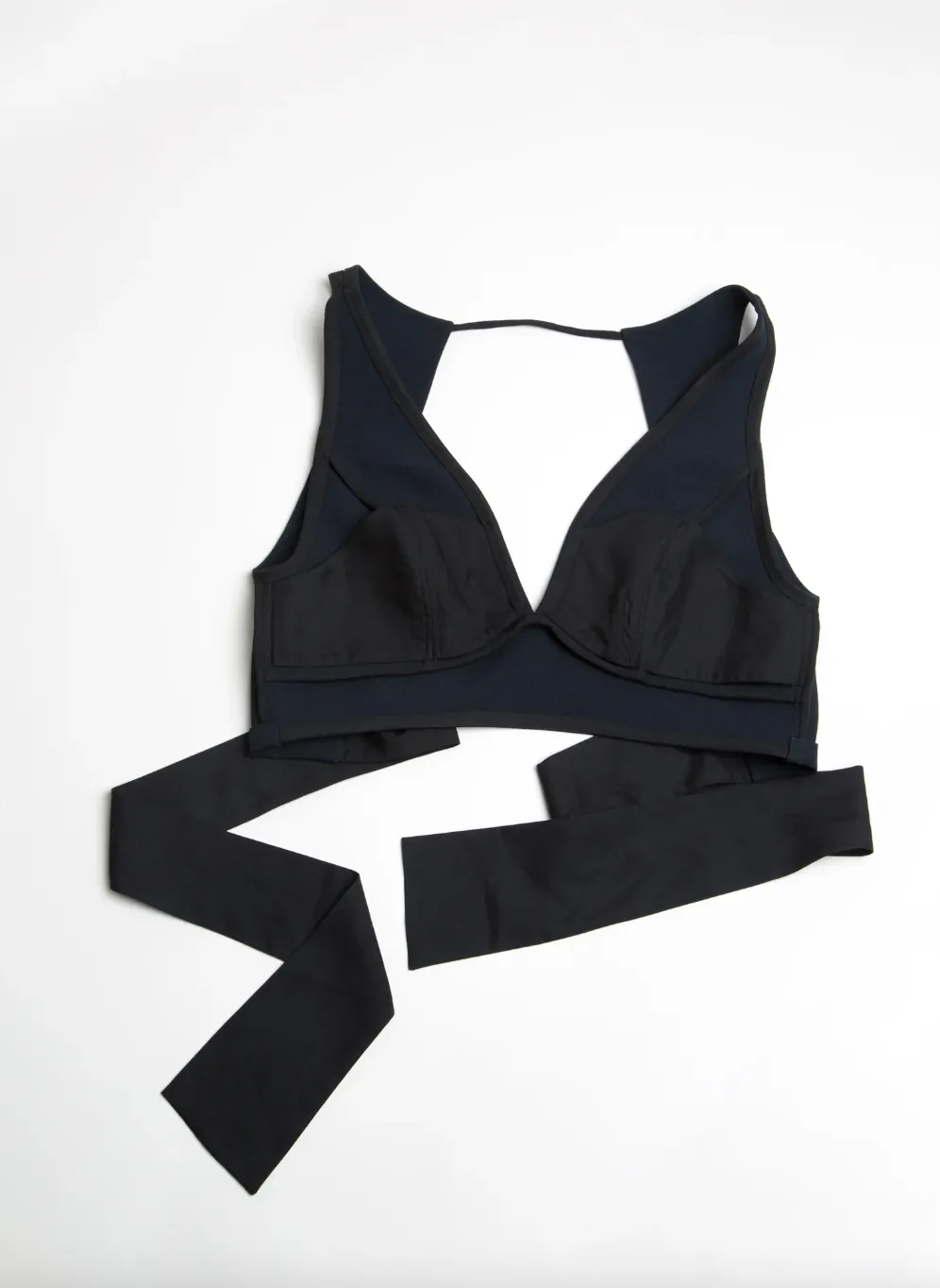 La Lan Bralette, Black Blue