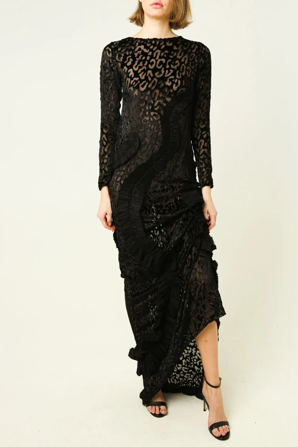 Lace maxi dress