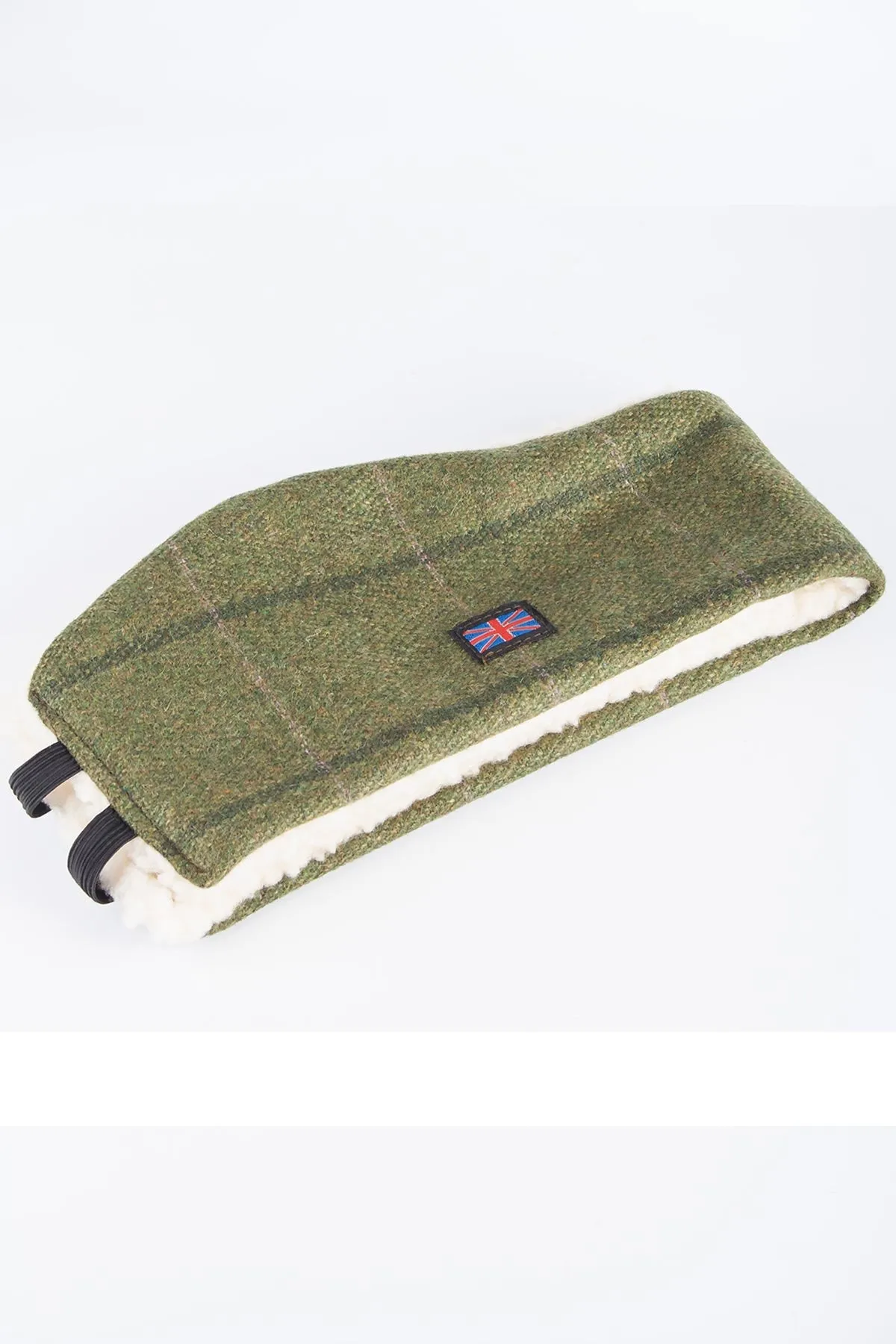 Ladies Sherpa Lined Tweed Headband