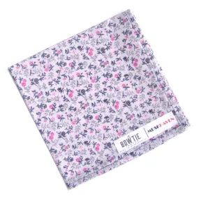 Lavender Floral Muskhaven Pocket Square