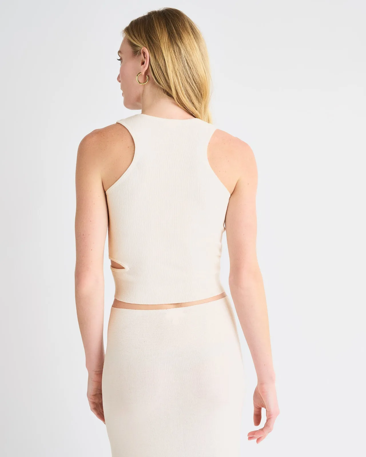 Loopknit LYR Cut Out Tank