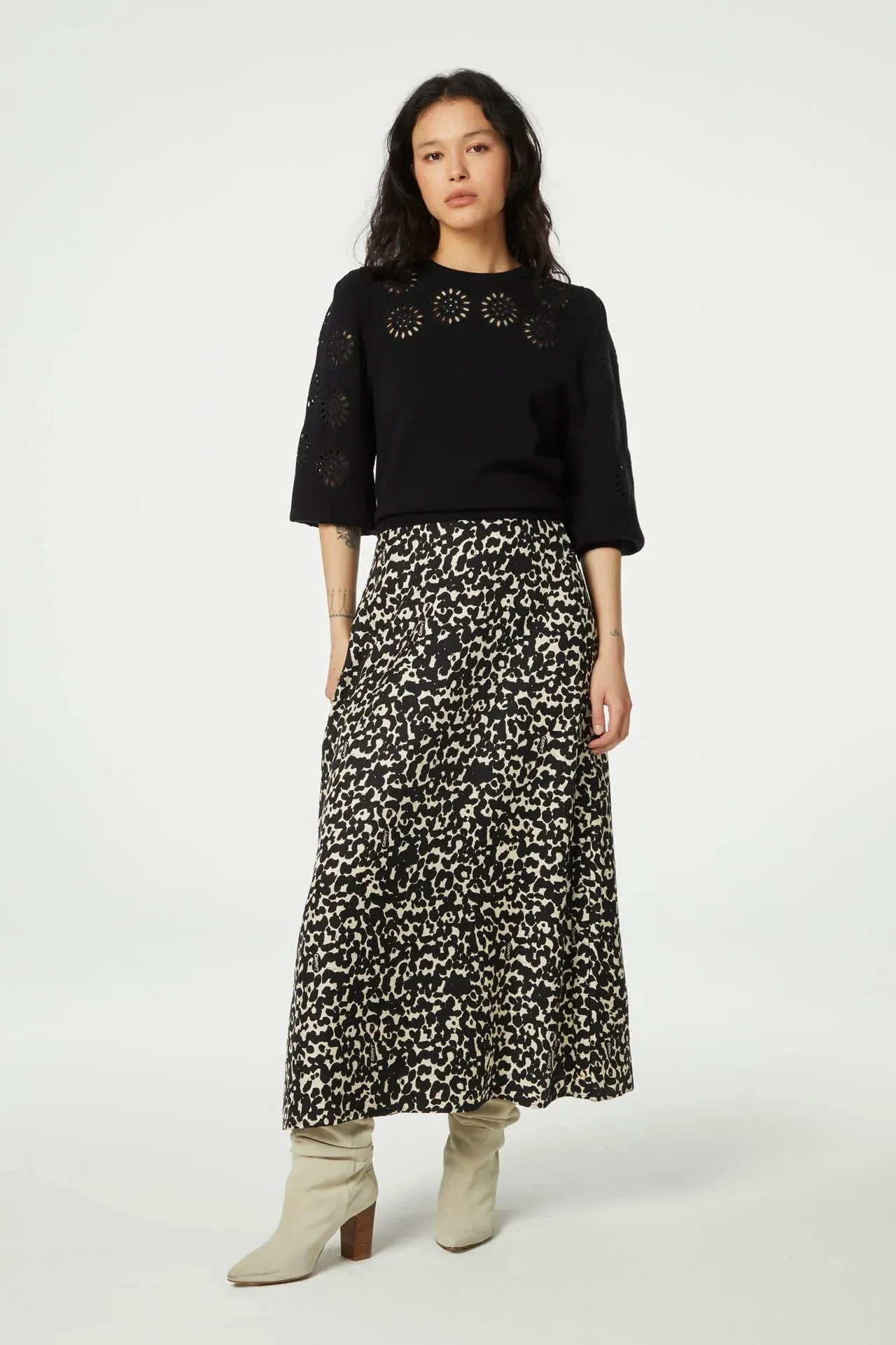 Lydia Skirt Black Cat