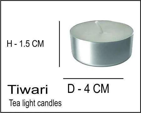 Maxime Candles Lavender Scented Wax Tealight Candle (21 cm x 16 cm x 4 cm, Pink, Set of 40)