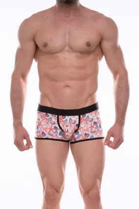 Men's Boxer Brief Underwear Featuring Seashell Design - By NDS Wear