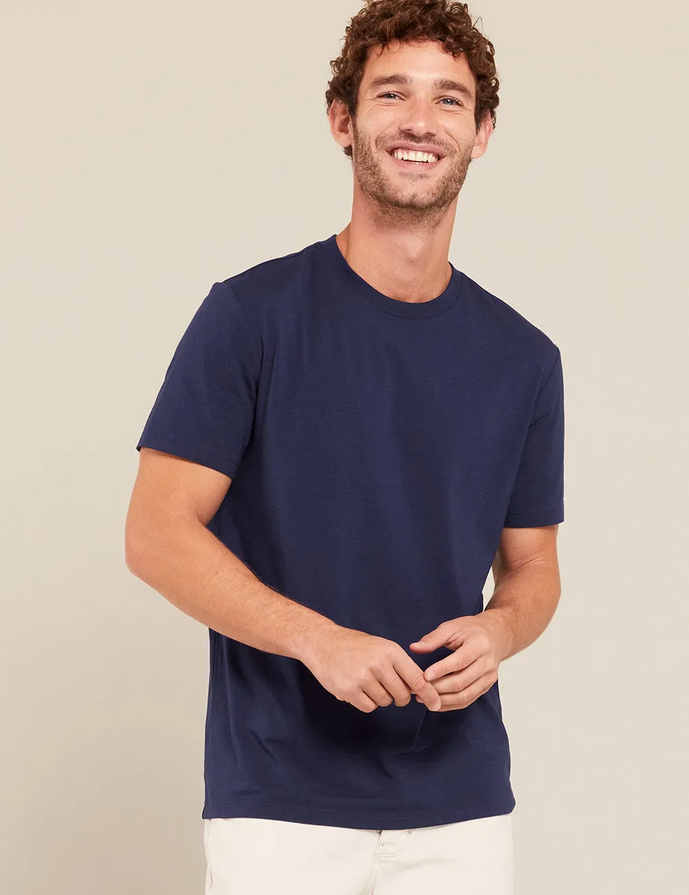 Men's Classic Crew Neck T-Shirt - Navy