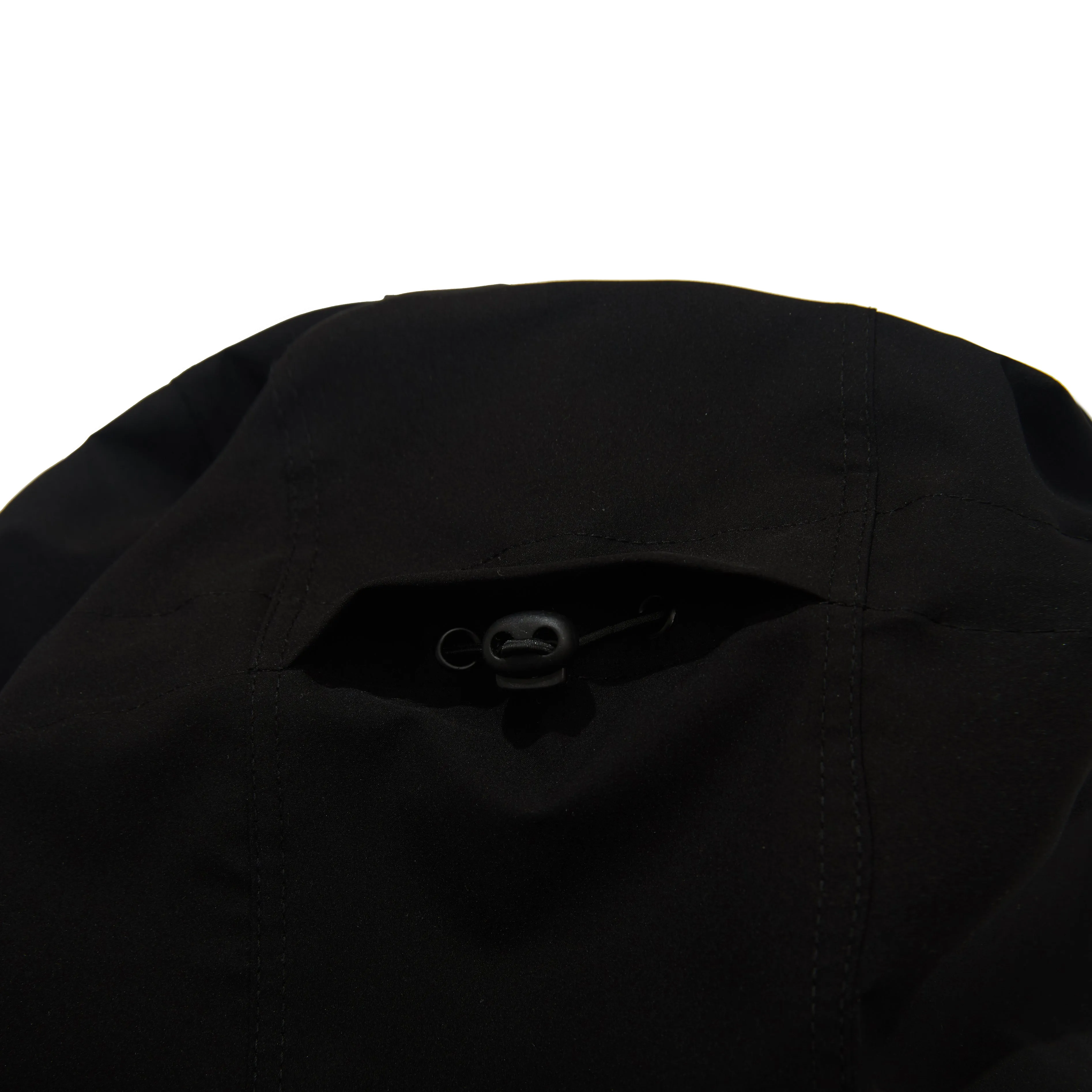 MMM WINDBREAKER HOODED STRETCH JACKET BLACK