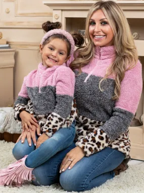 Mommy And Me Fierce Fleece Colorblock Pullover