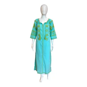 Montezuma Dress | Aqua