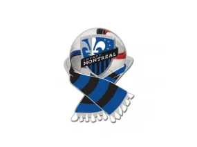 Montreal Impact WinCraft Black & Blue Soccer Scarf Metal Lapel Pin