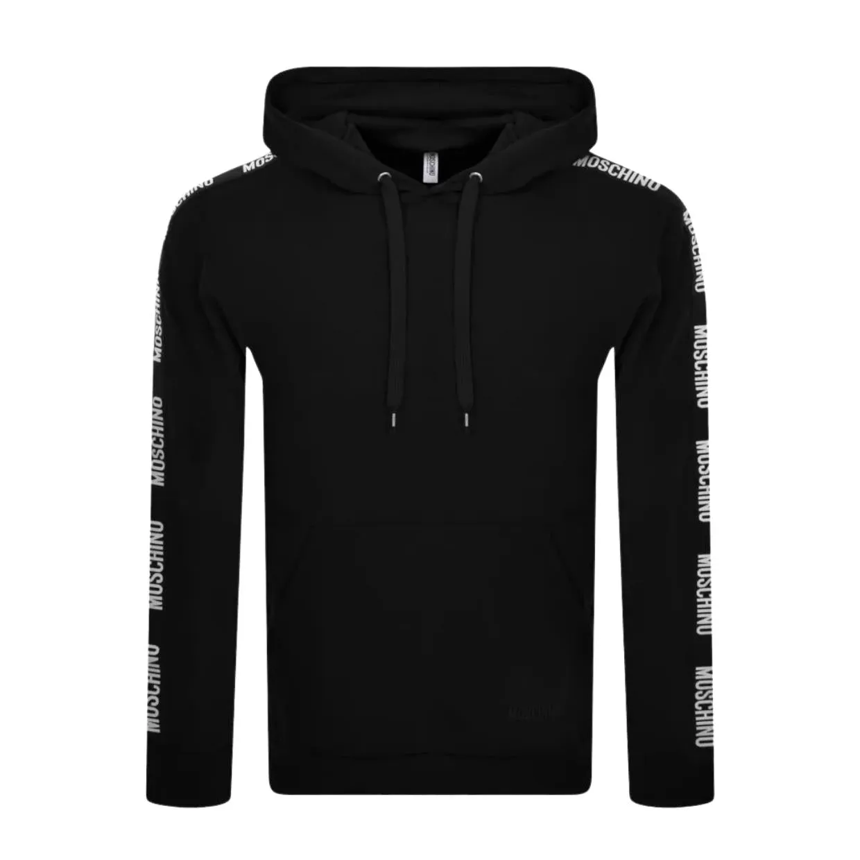 Moschino Underwear Logo Tape Black Hoodie