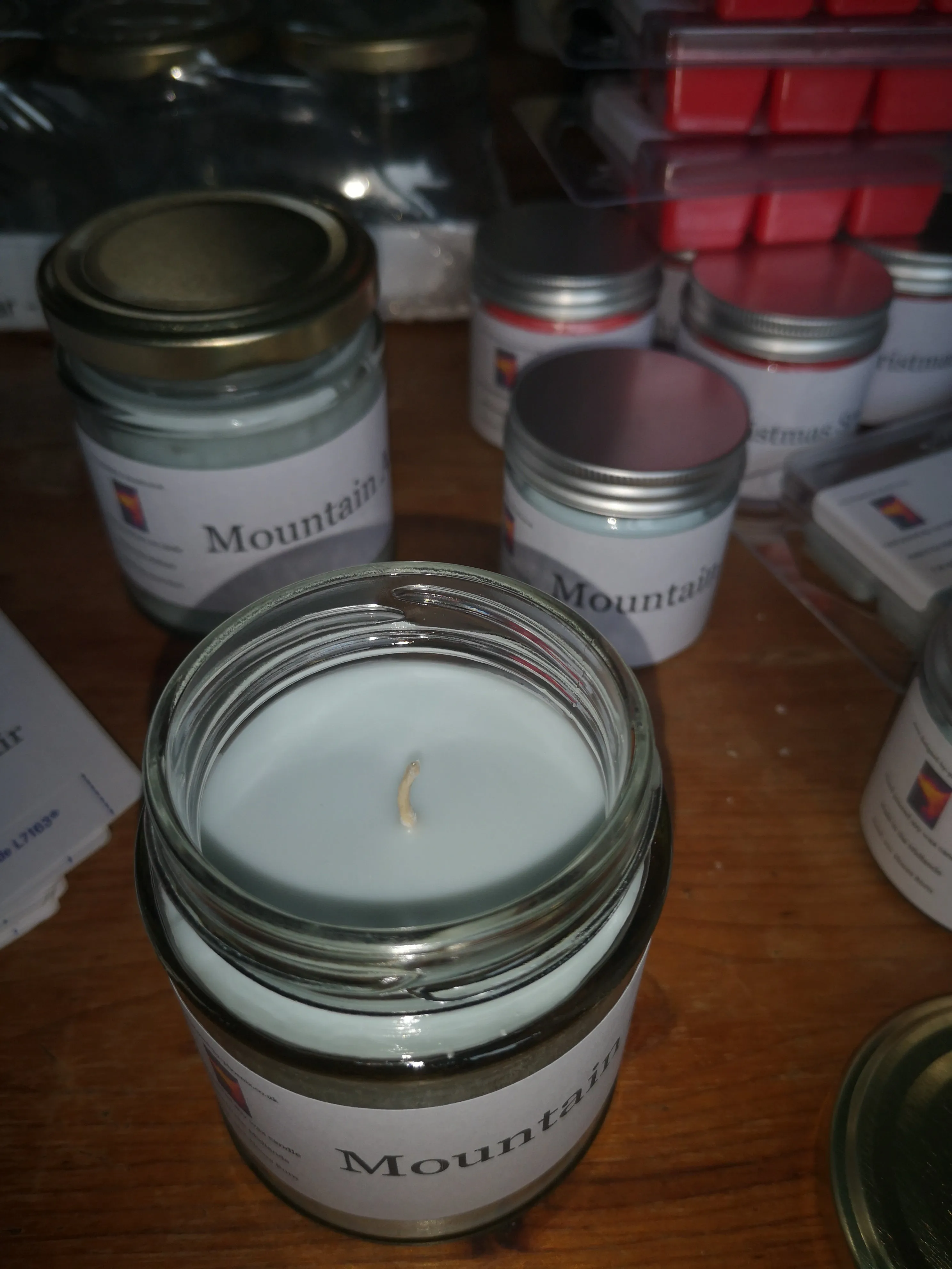 Mountain Air, wax melts and candles, Made in the Midlands