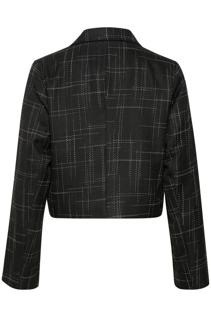 My Essential Wardrobe Freja Short Blazer in Black