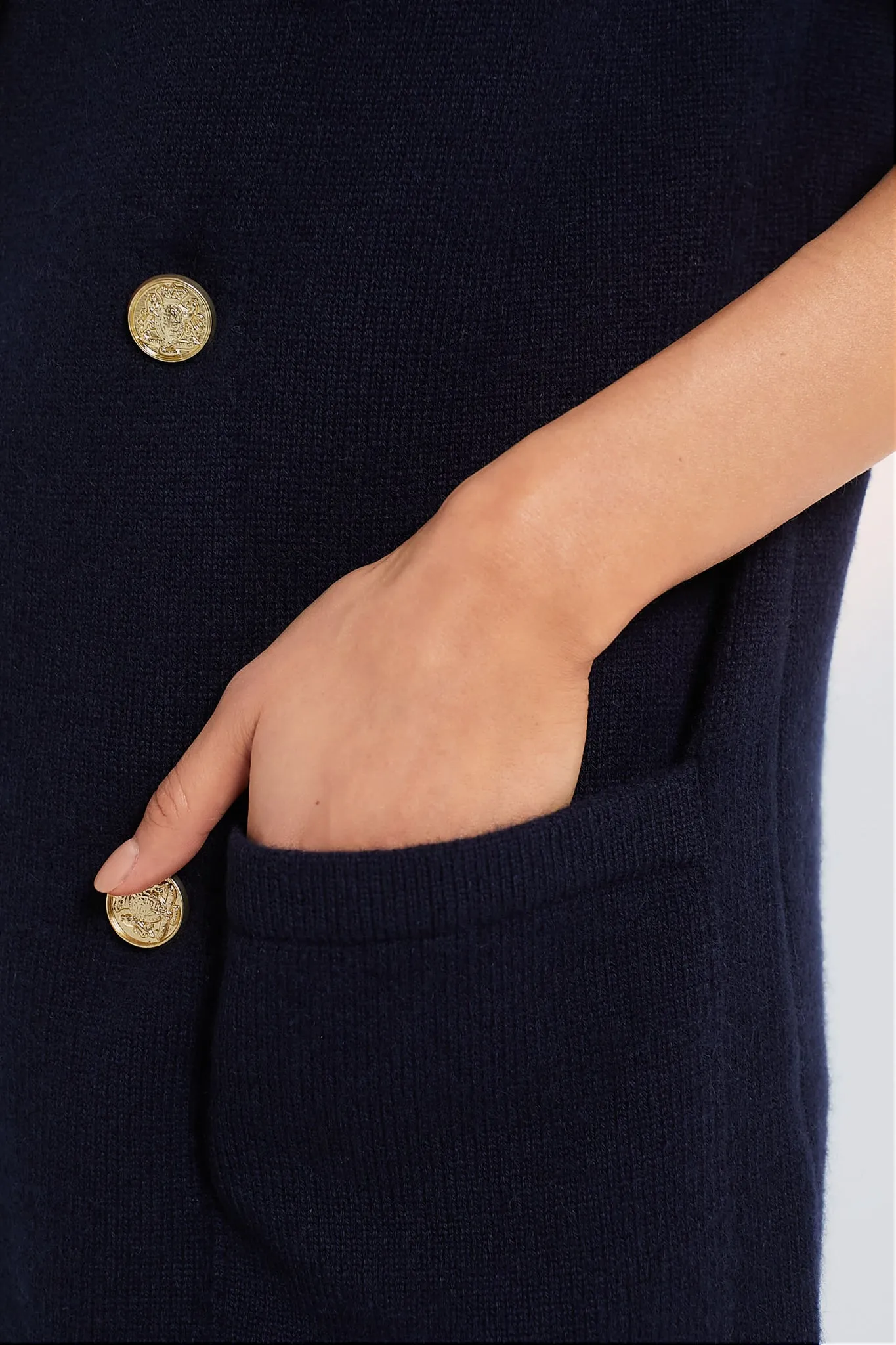 Navy Cashmere Benji Blazer