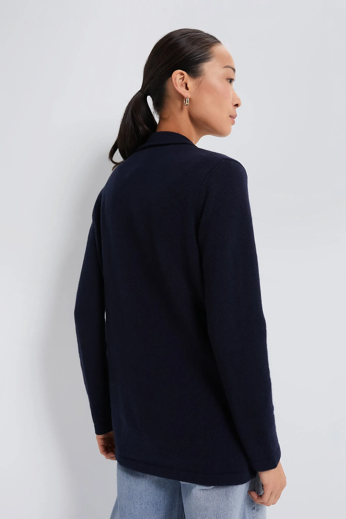 Navy Cashmere Benji Blazer