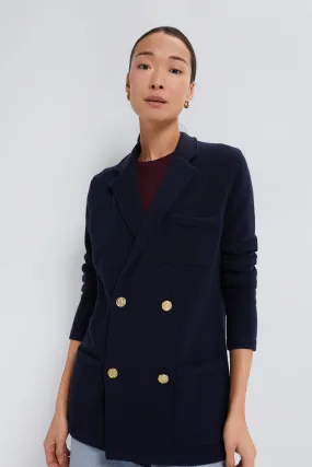 Navy Cashmere Benji Blazer