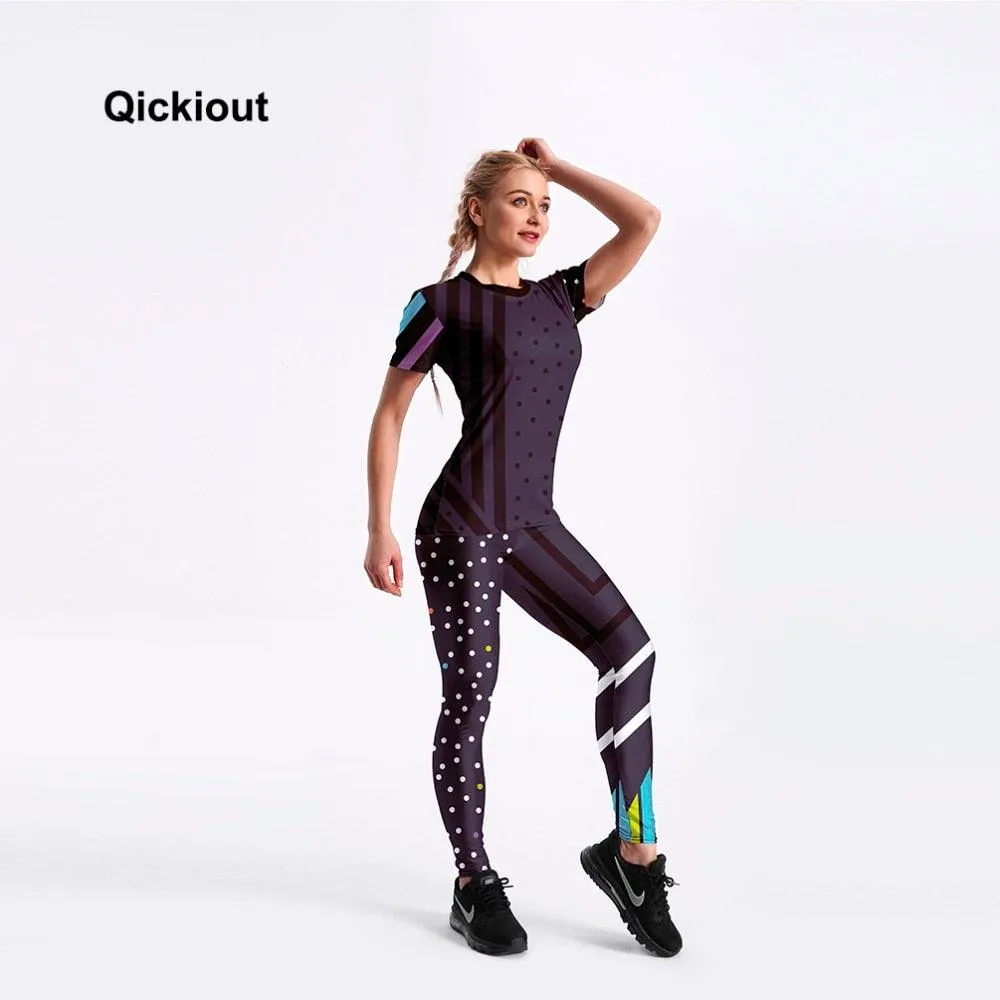 New Women Sport Suits - Casual Fitness Sportswear Suit ( Short Sleeve T-Shirt Top   Long Pants ) (BAP)