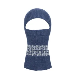 NOTTE BLUE CASHMERE BALACLAVA/BEANIE