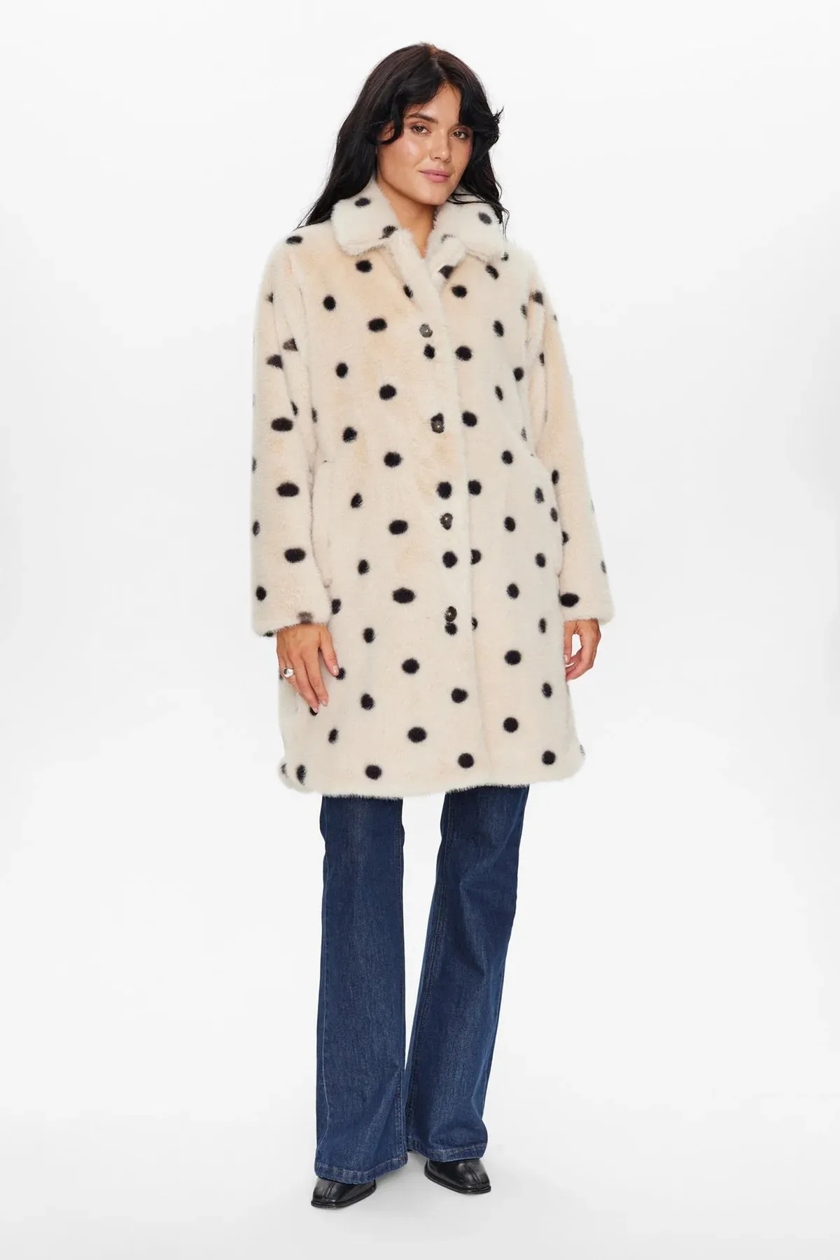 Numph NuFlotta Coat - Sesame