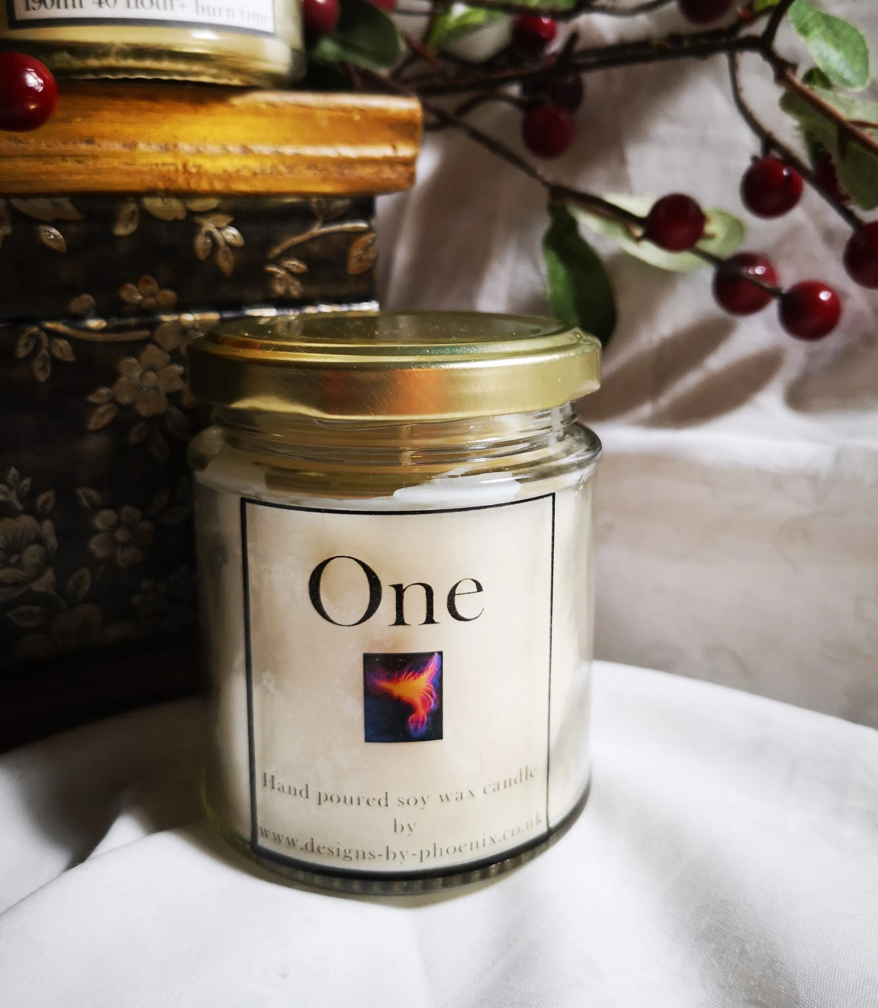 One.  (inspired by CK1 fragrance) hand poured soy wax melts & candles.