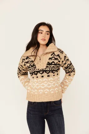 Otay Studded Southwestern Pullover Sweater