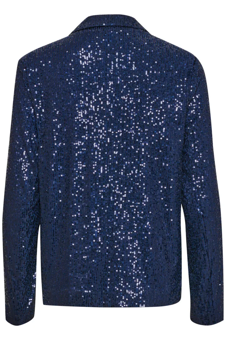 Part Two Darina Blazer in Midnight Sail Sequin