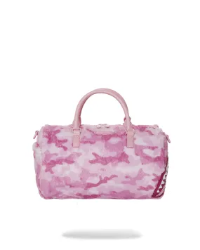 Pink Fur Camo Duffle