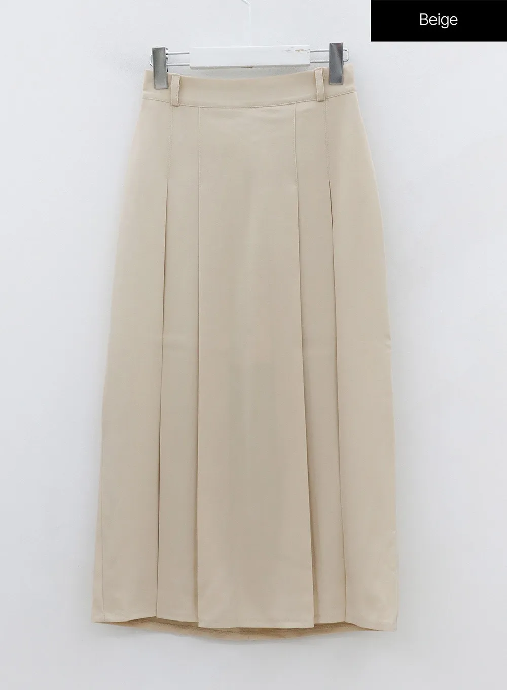 Pintuck Pleated Maxi Skirt OG31