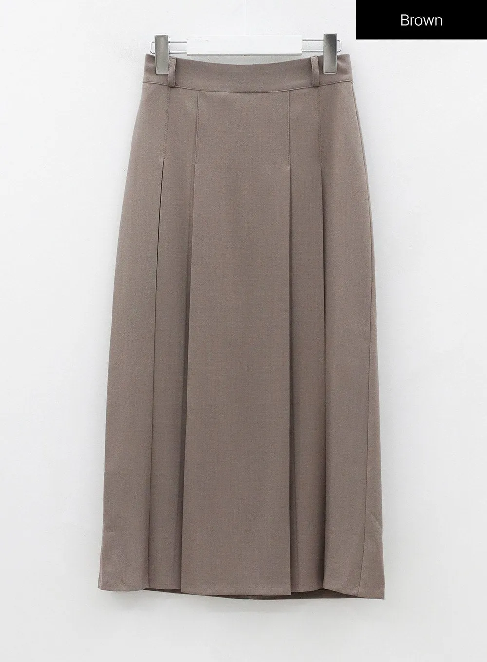 Pintuck Pleated Maxi Skirt OG31