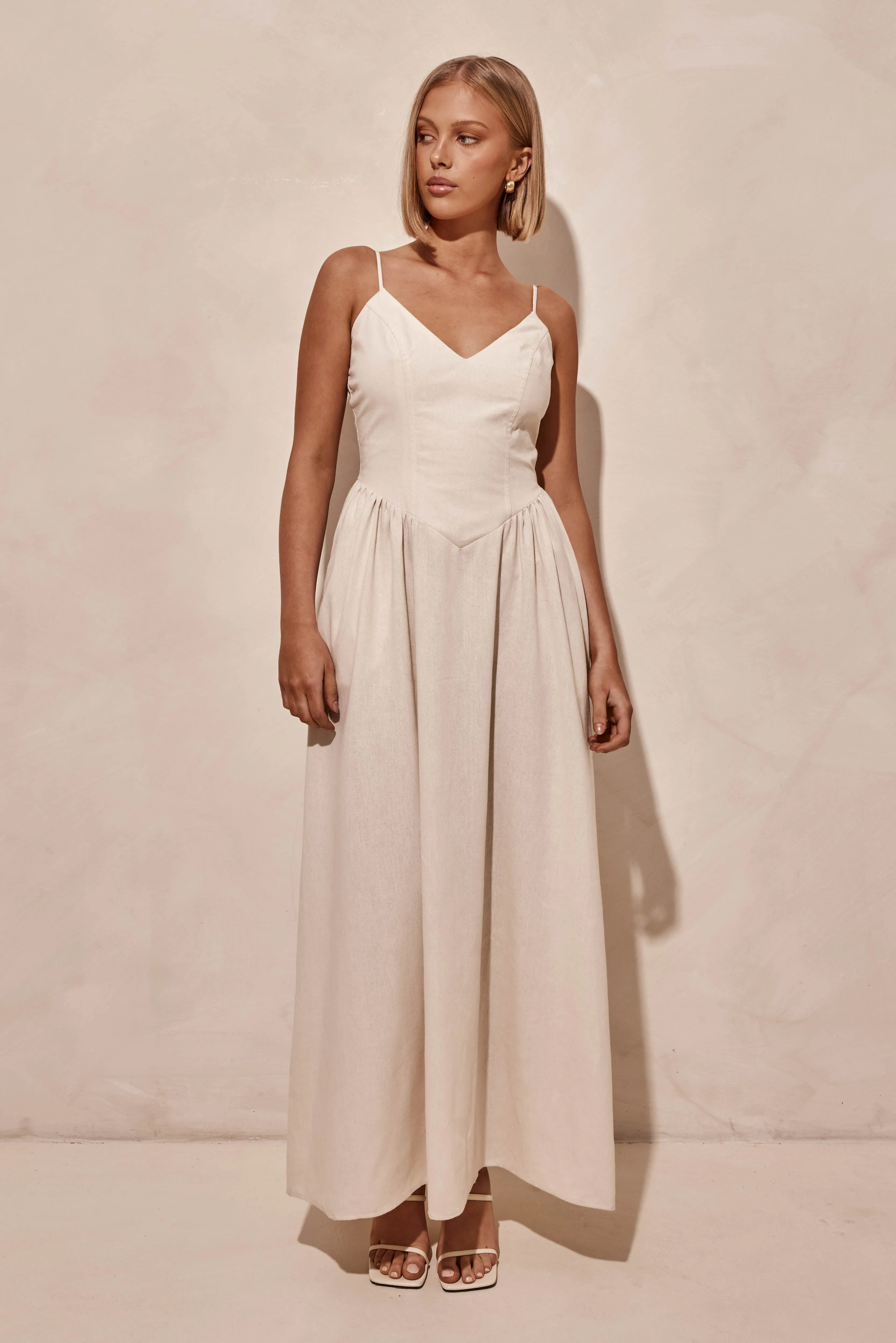 Piper Maxi Dress (Sand)