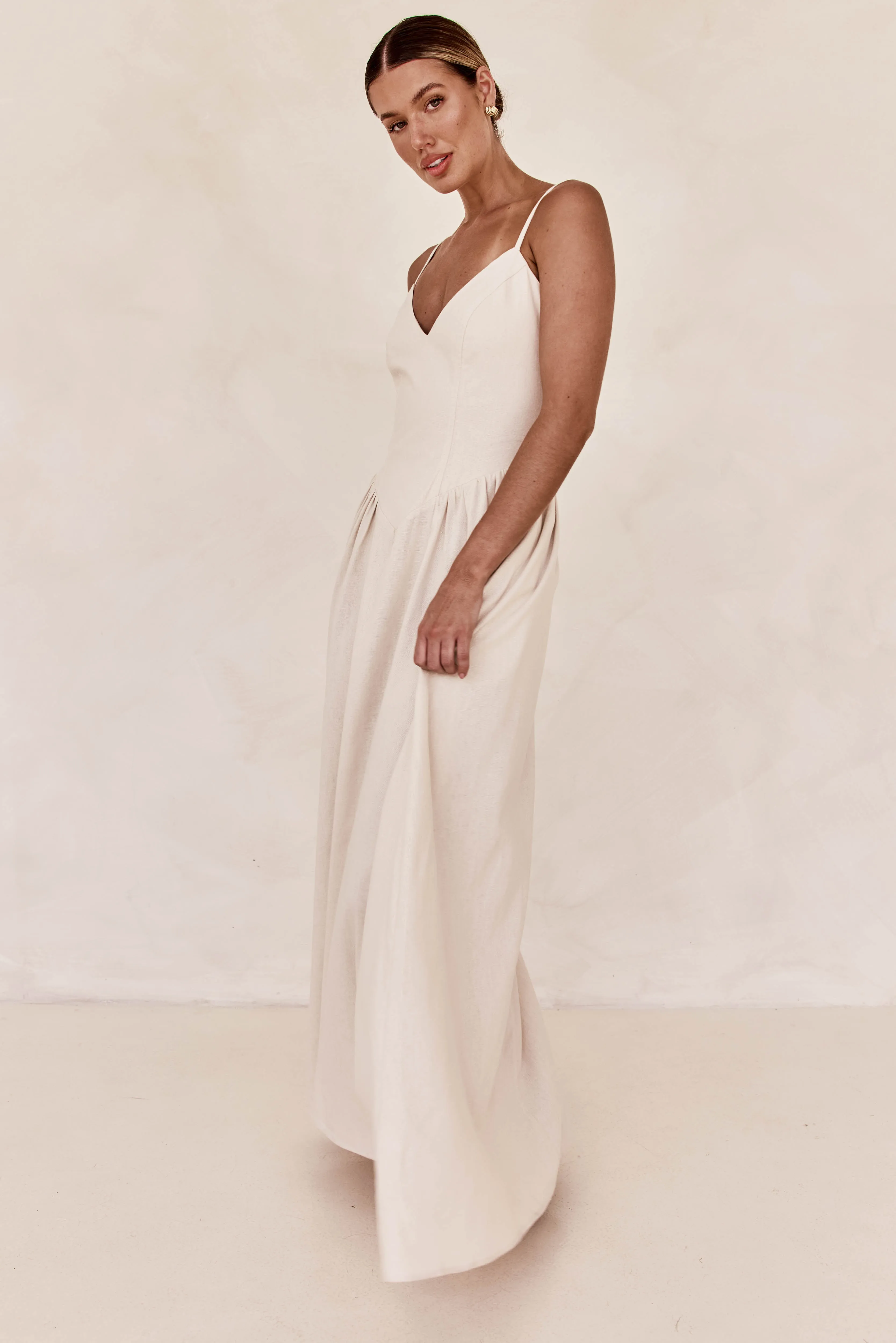 Piper Maxi Dress (Sand)