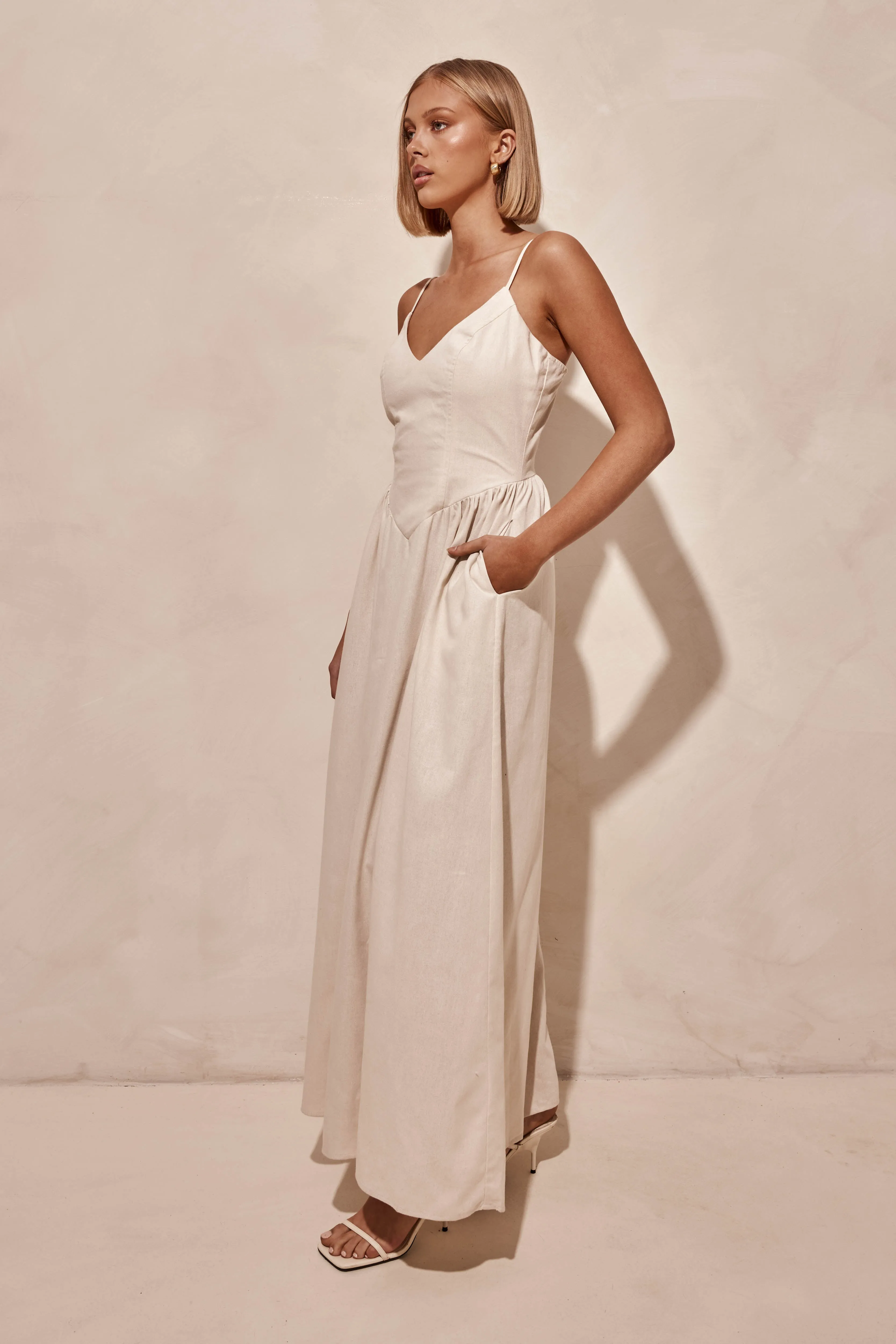 Piper Maxi Dress (Sand)