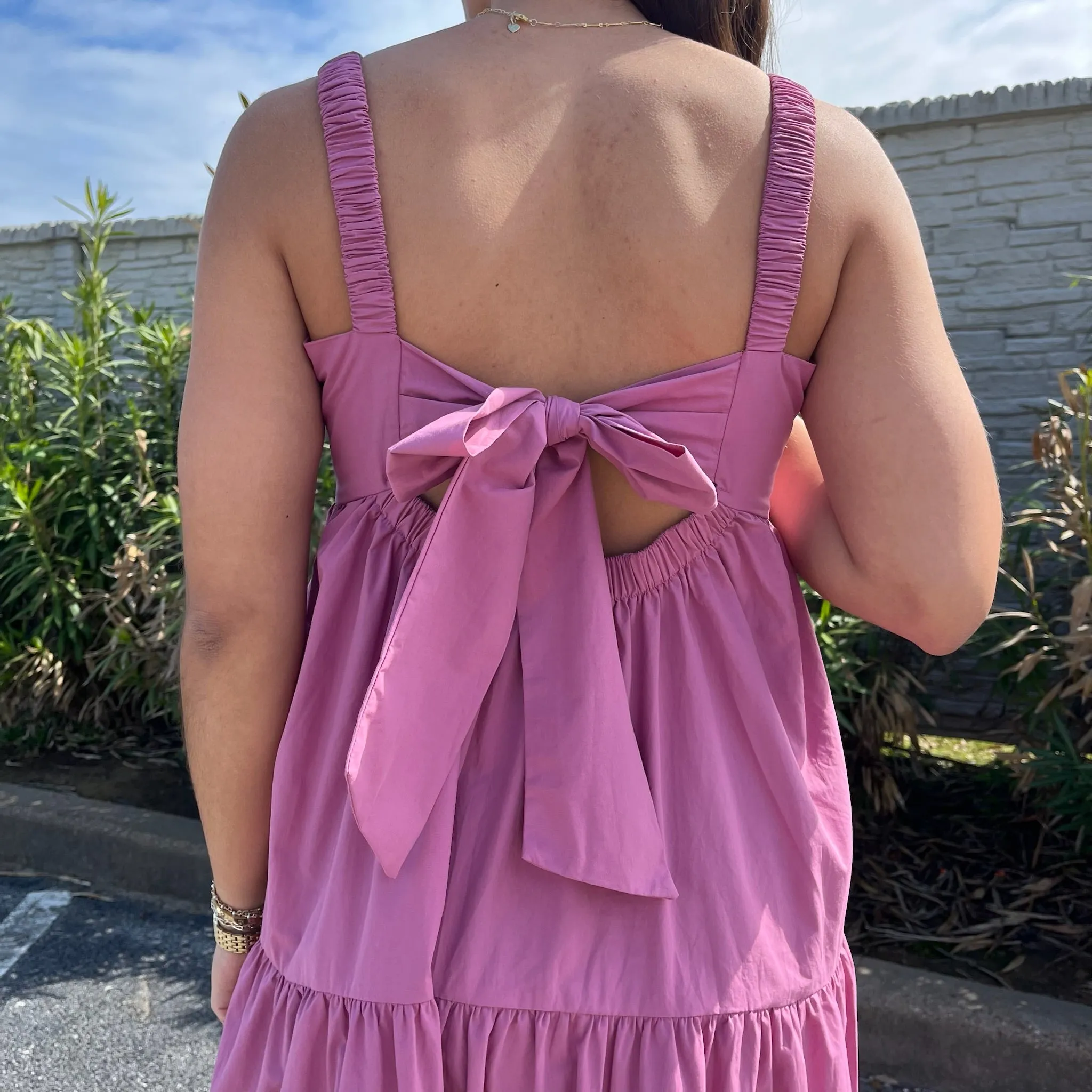 Plum Tier Maxi Dress