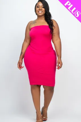 Plus Tube Bodycon Dress