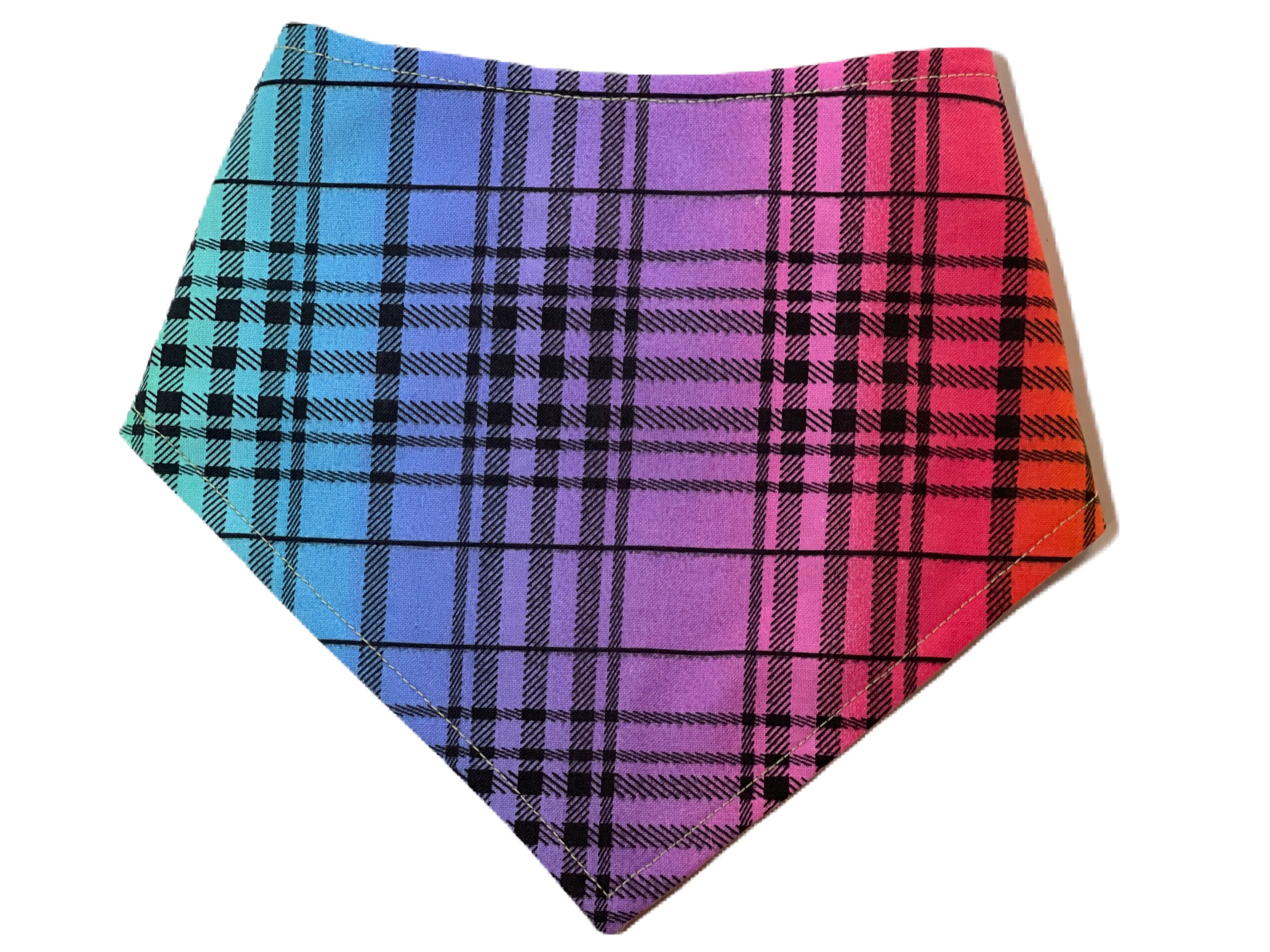 Rainbow Bright - Eco-Friendly Snap On Bandana - Made in the USA