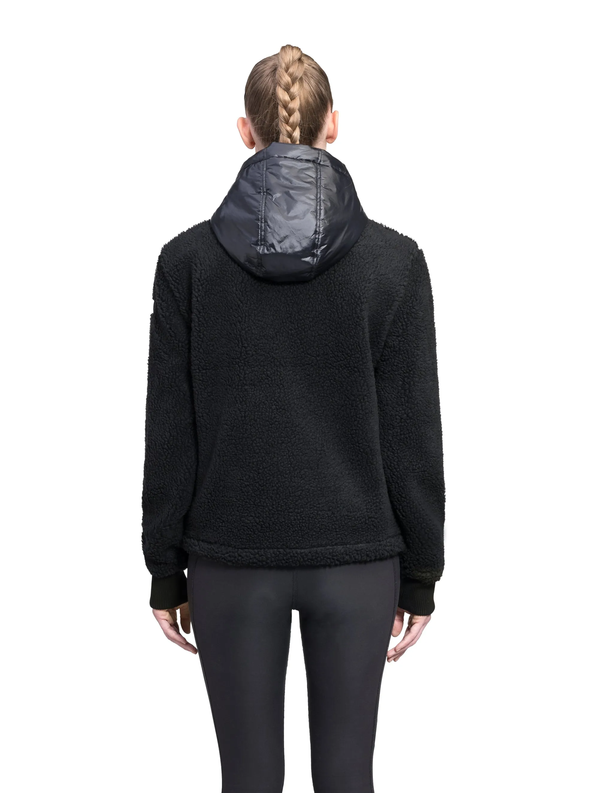 Roche Women's Hybrid Berber Pullover Hoodie