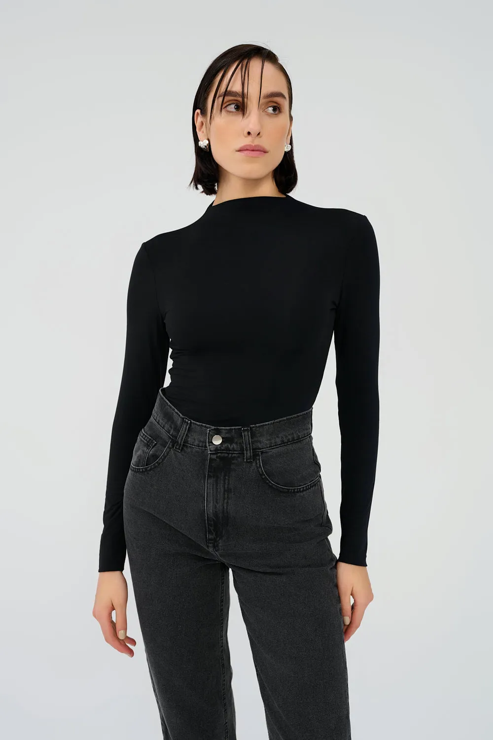 Saint Body Mini Turtleneck Body Black