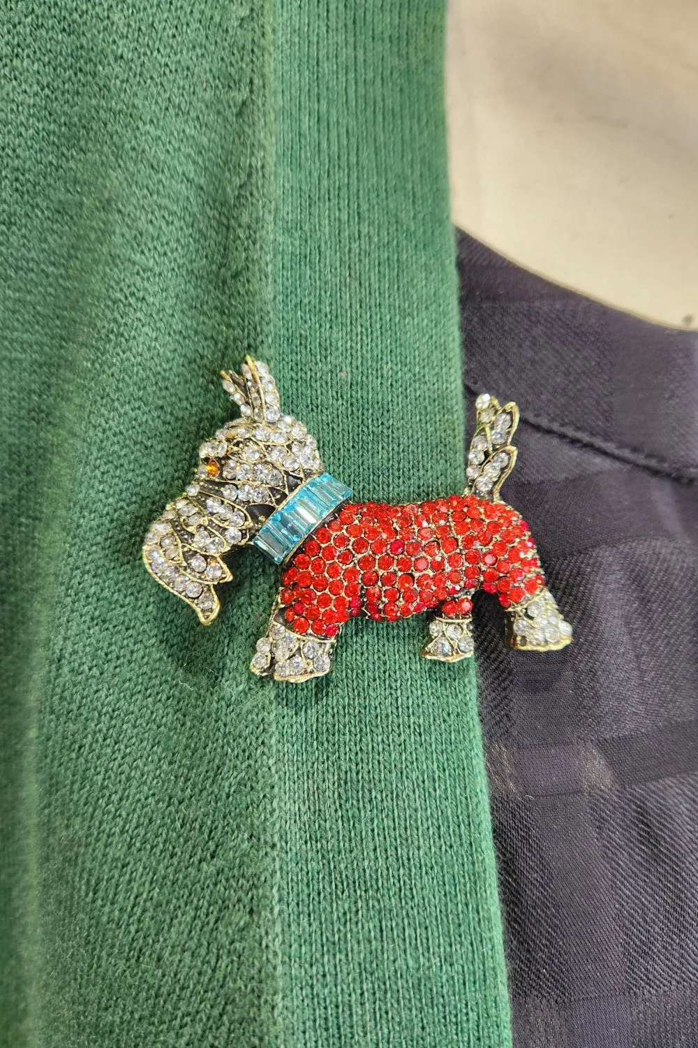 Scottie Dog Brooch