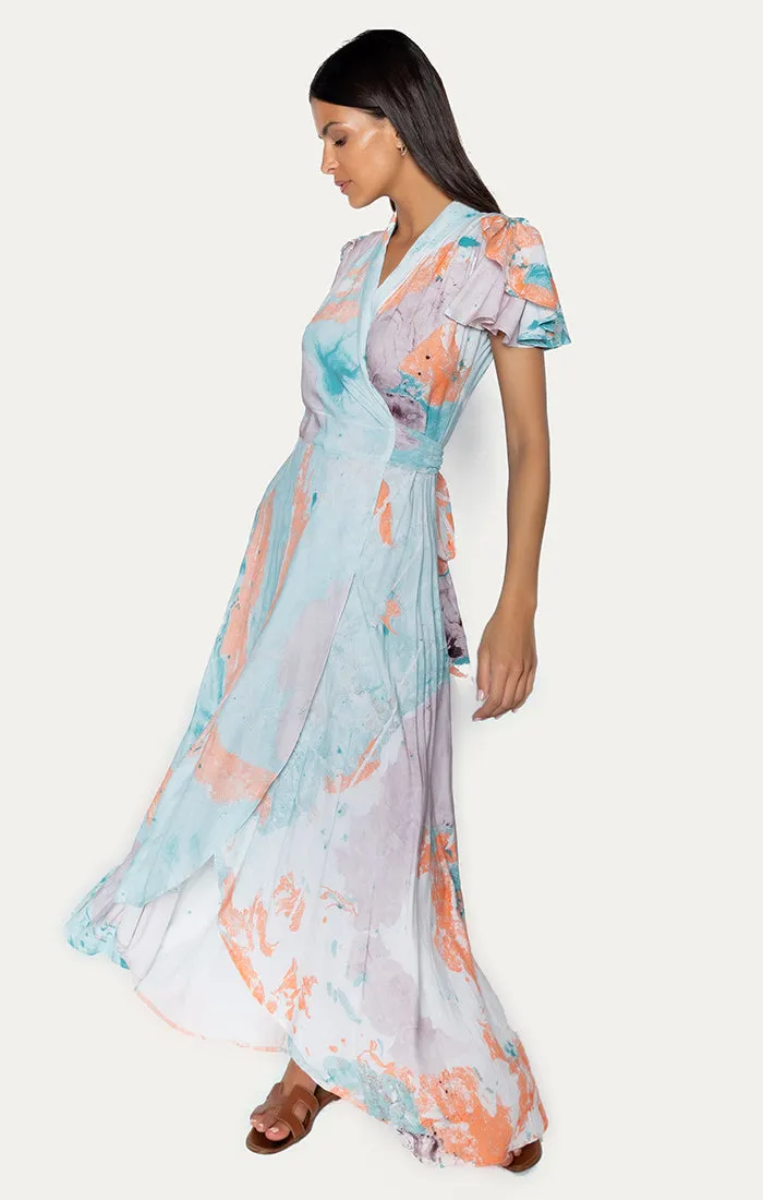 Seaglass Wrap Dress