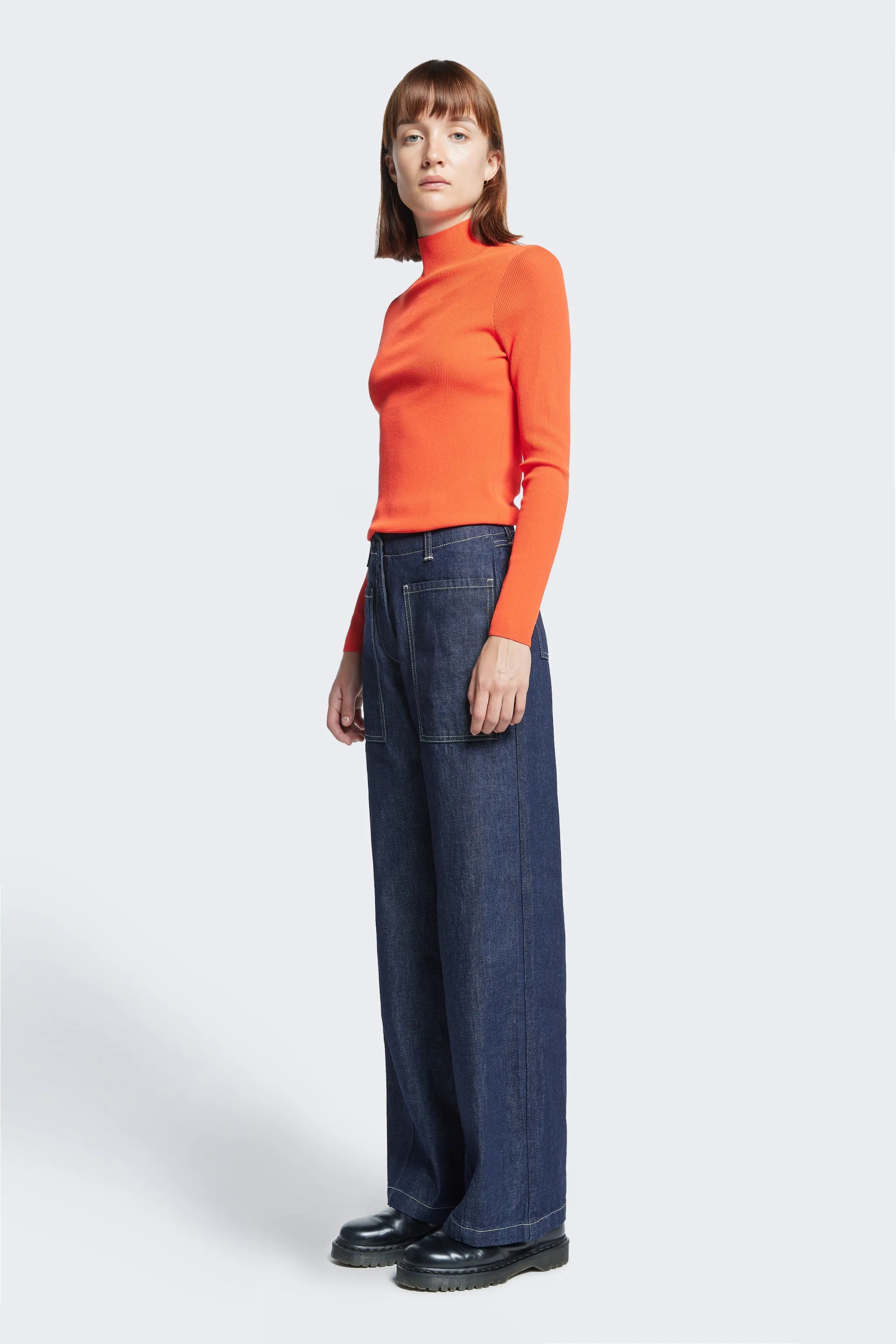 Sentient Turtleneck Knit Lava