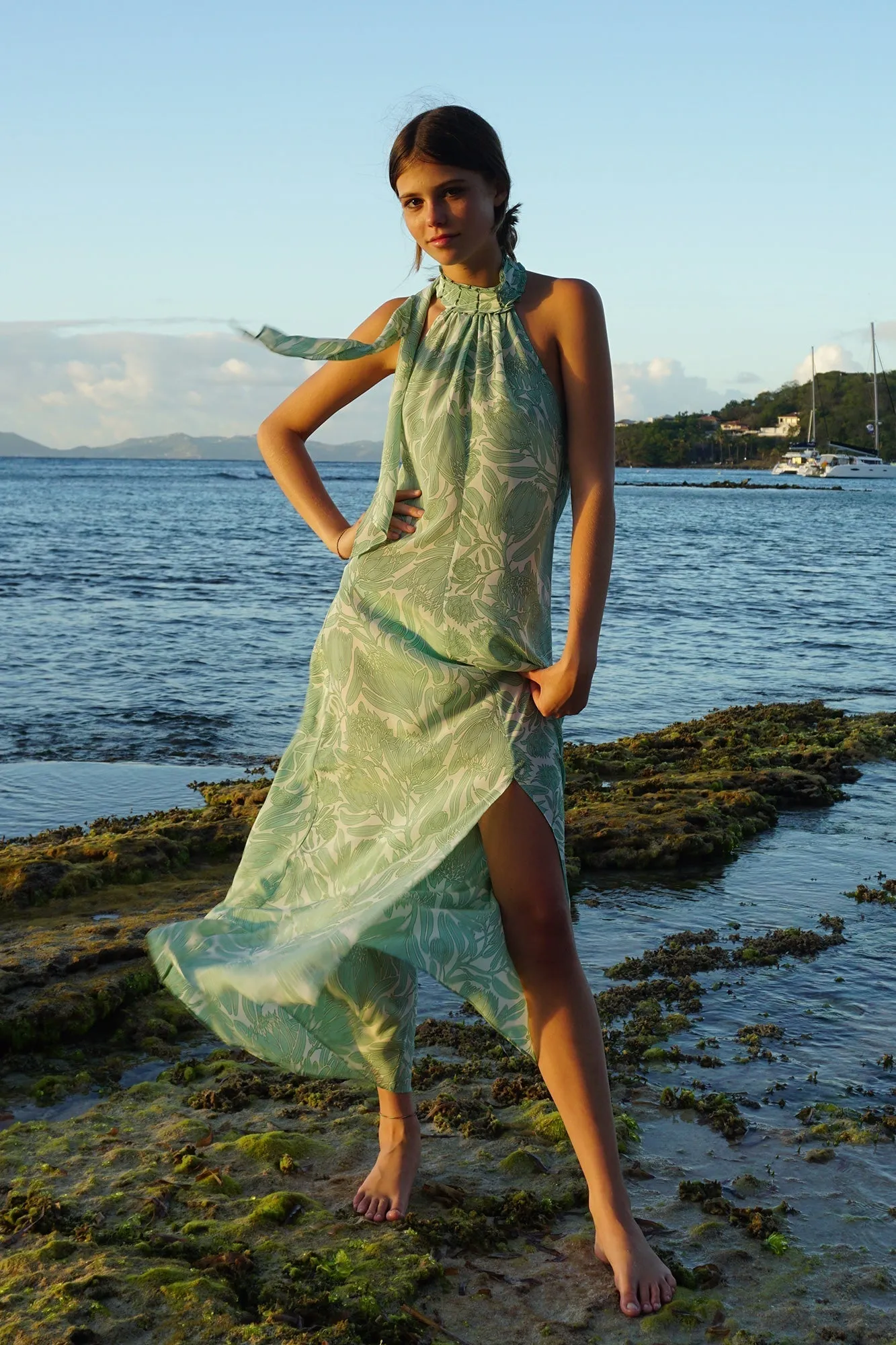 Silk Dena Dress PROTEA