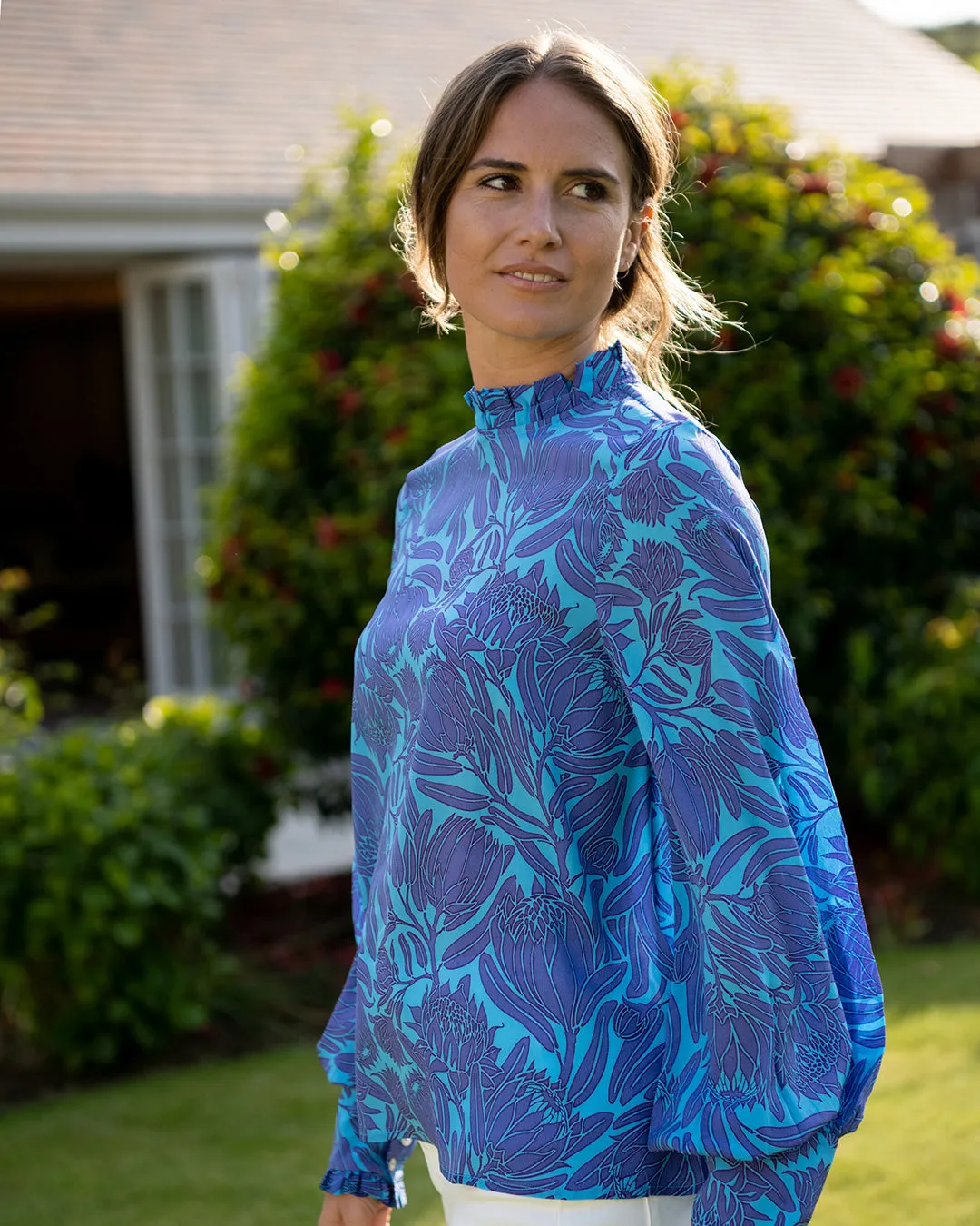 Silk Kelly Blouse PROTEA