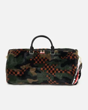 Sprayground Green 3AM Fur Duffel Multi